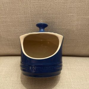 Le Creuset Stoneware COBALT BLUE Salt Keeper/Crock